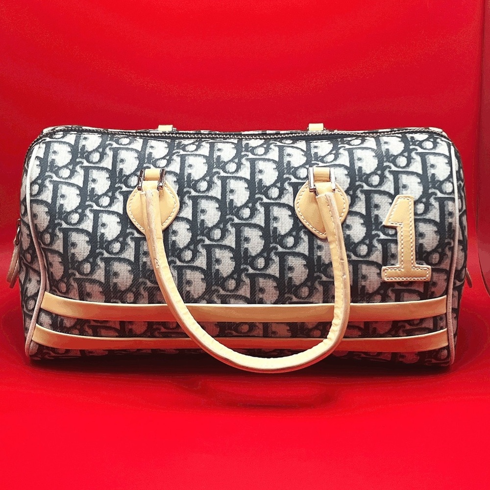 Christian Dior Trotter Cloth Handbag